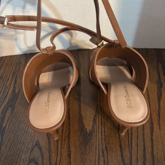 BCBGENERATION Karli Dress Sandals Women's Shoes In Caramel SZ: 9 - Picture 10 of 16